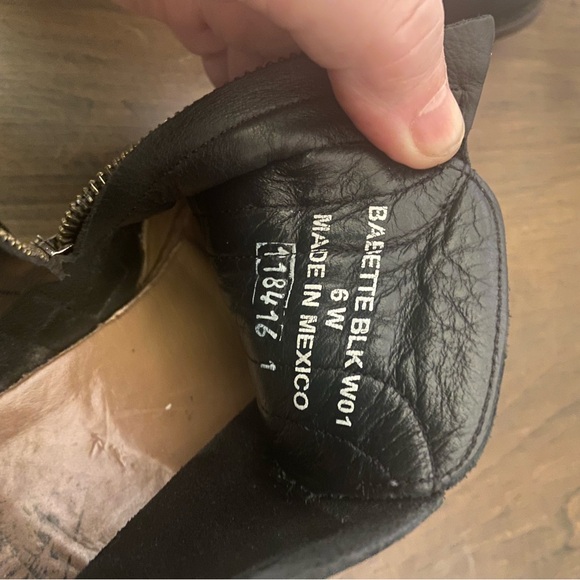 John Fluevog Black Babette Leather Boots - Picture 8 of 8